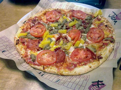 The handcrafted pizzas are then fired in the oven and ready to eat in 5 minutes. . Mod pizza reviews